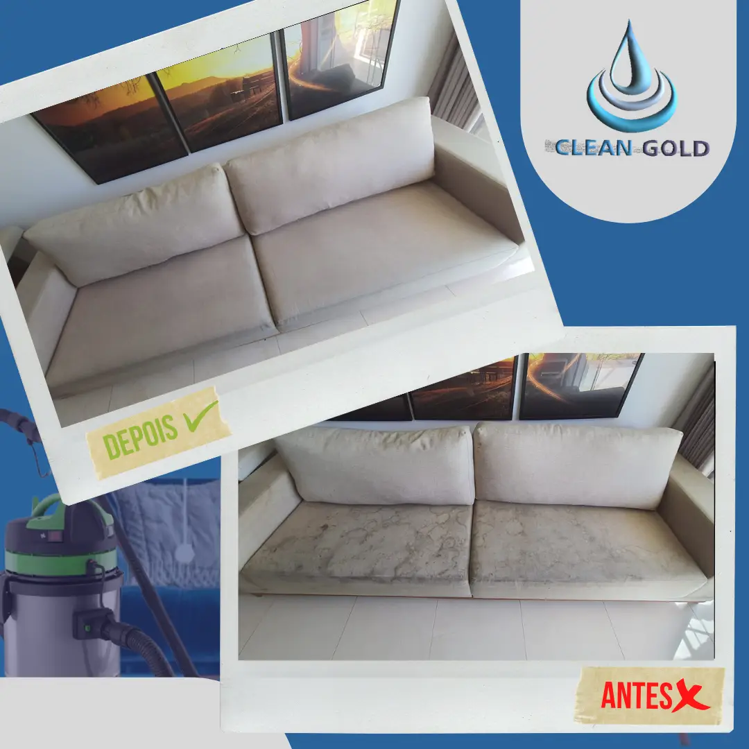 Limpeza de sofa