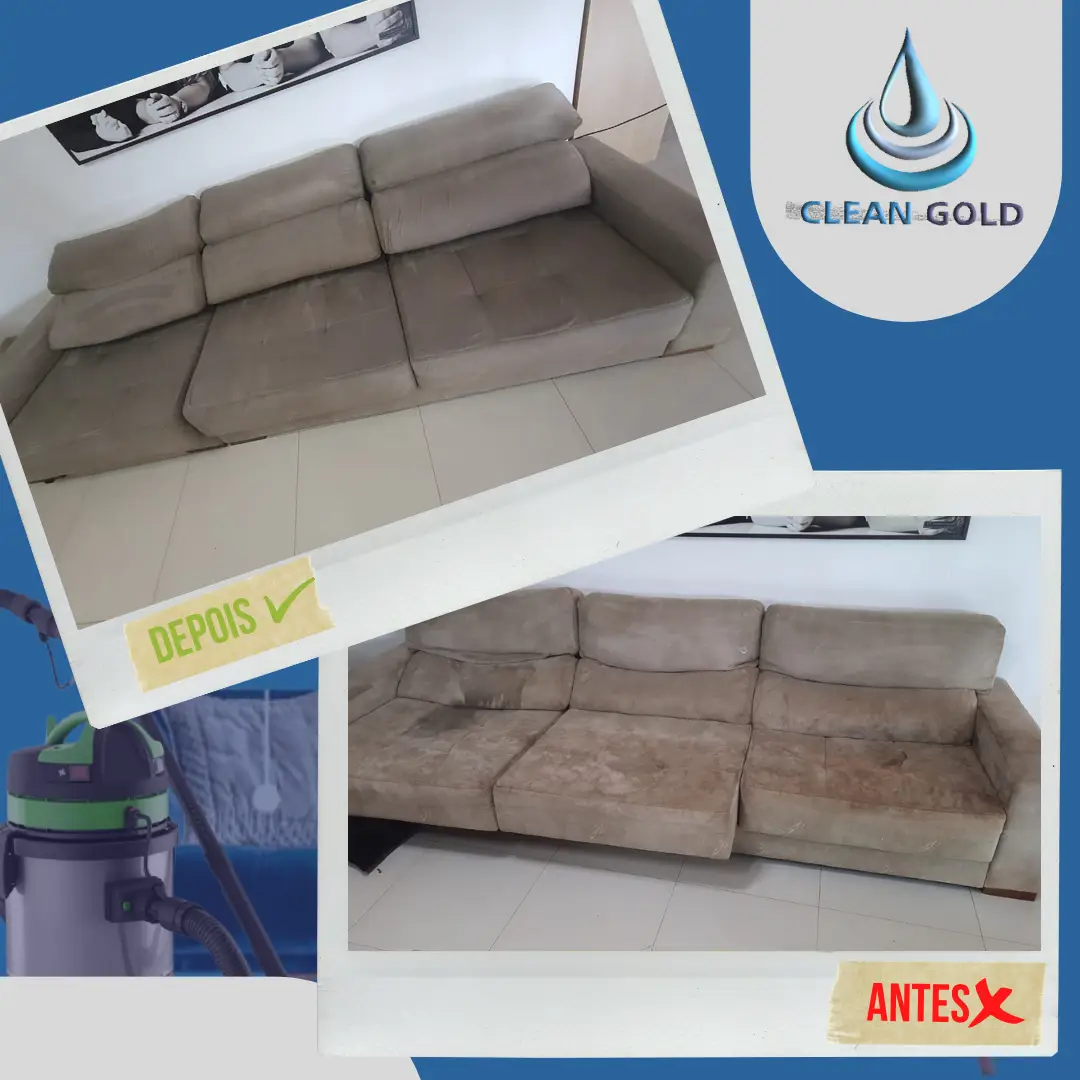 Higienização de sofa