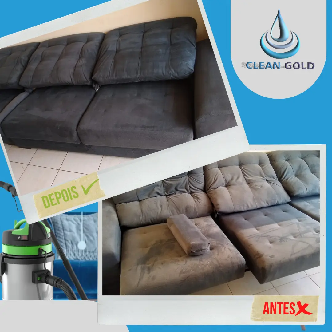 Limpeza de sofa