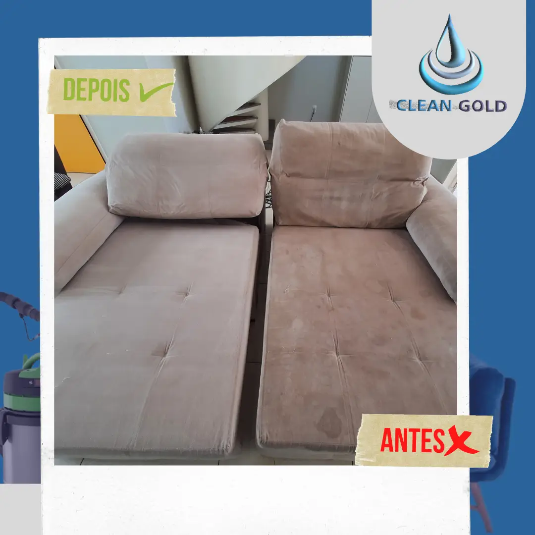 Limpeza de sofa