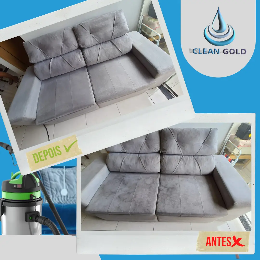 Limpeza de sofa