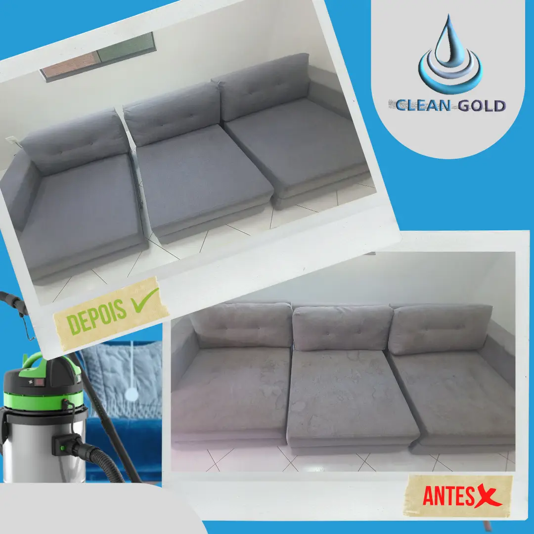 Higienização de sofa